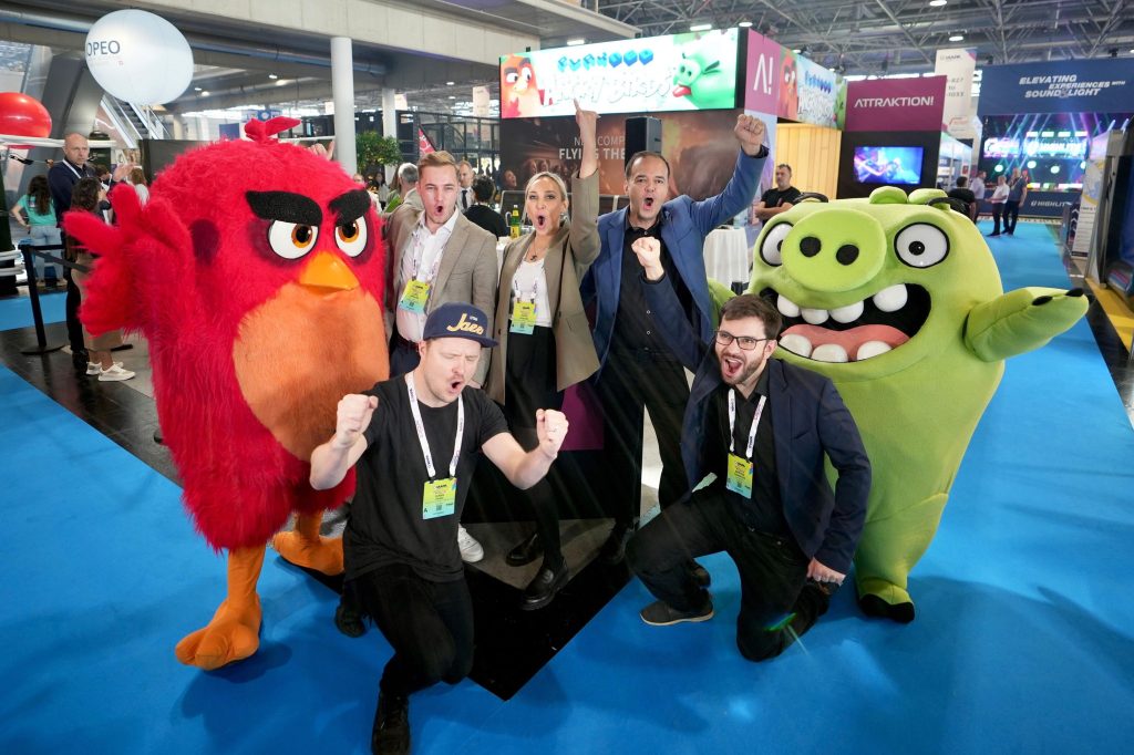 Angry Birds free roam gaming experience launches at IAAPA Europe