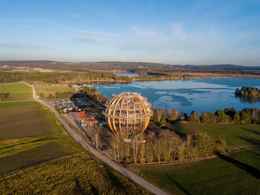 40m Experience Sphere developed at Steinberg Lake