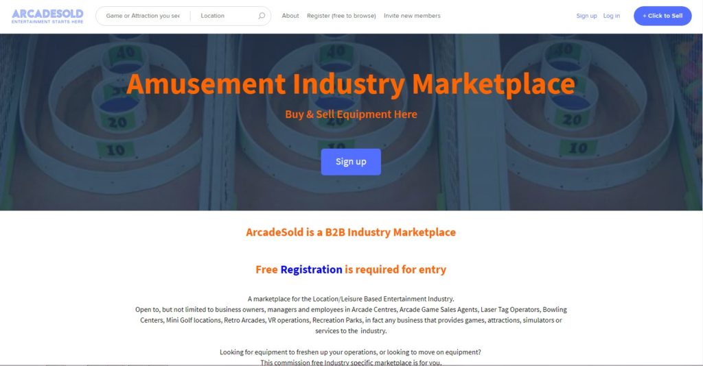 B2B market grows with new site for arcade attractions and more