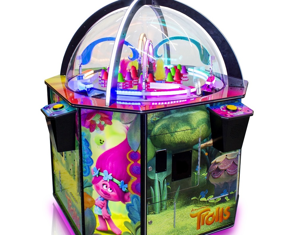 Bay Tek reveal a new Trolls twist for its Tower of Tickets