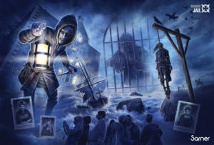 Bodmin Jail Sarner Jailer with Logo ATTRACTIONS: Jail break for Sarner