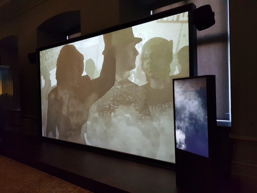 Immersive, audiovisual history exhibit at Nottingham Castle, UK
