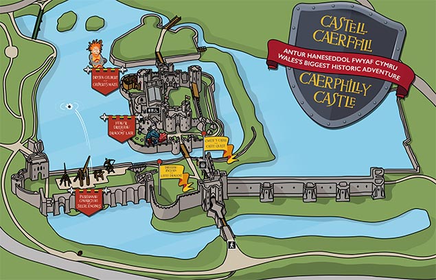 Caerphilly Castle dares visitors to brave the Dragon’s lair 1 Caerphilly Castle dares visitors to brave the Dragon’s lair