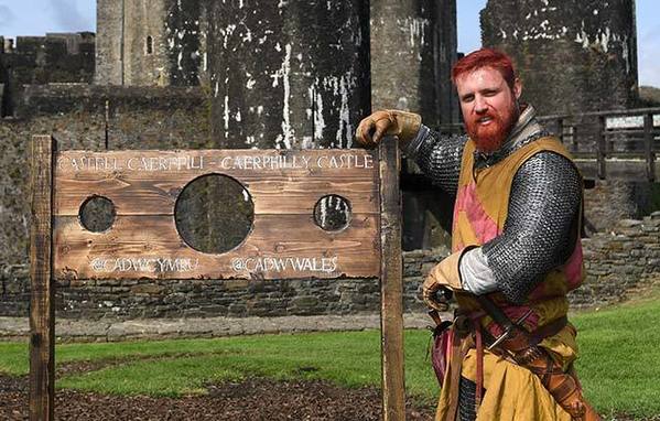 Caerphilly Castle dares visitors to brave the Dragon’s lair
