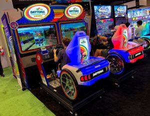 DAYTONA Championship USA Motion Edition Sega Amusement The Countdown to IAAPA Expo has begun and the SEGA Amusements booth is the place to be!