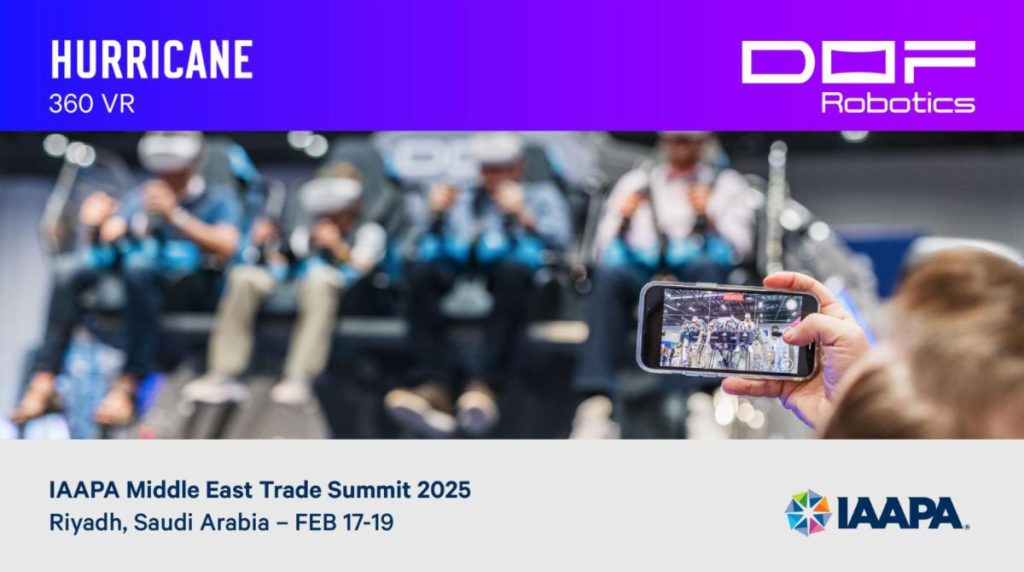 DOF Robotics is heading to IAAPA Middle East Trade Summit