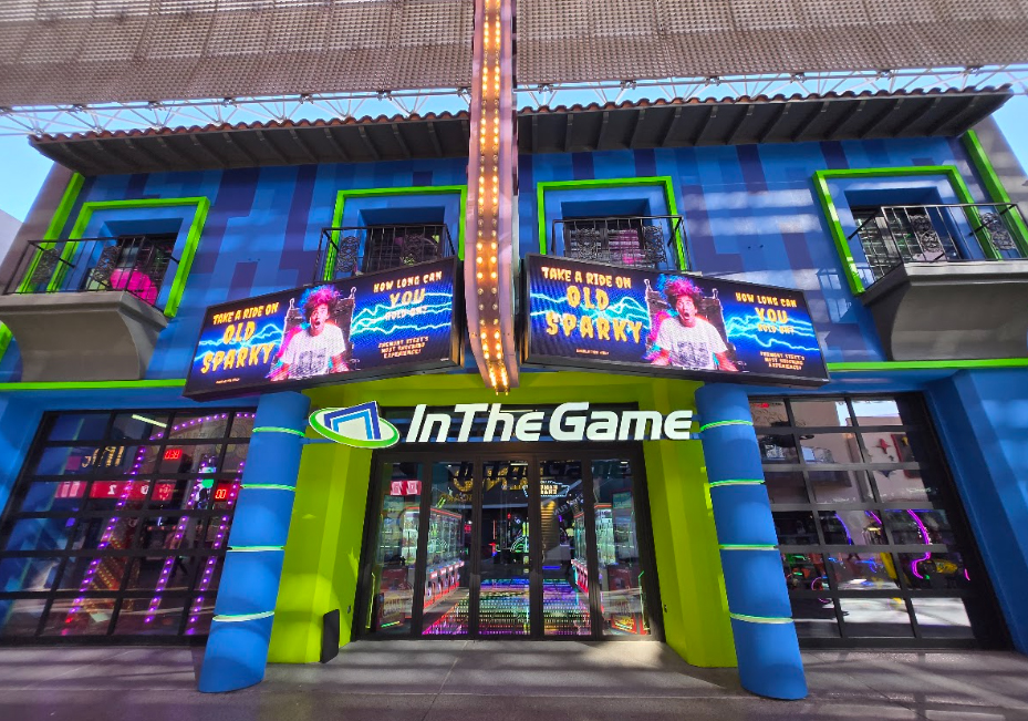 In The Game Fremont Street Arcade opens in Las Vegas