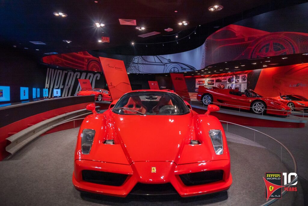 Hypercars exhibition at Ferrari World Abu Dhabi
