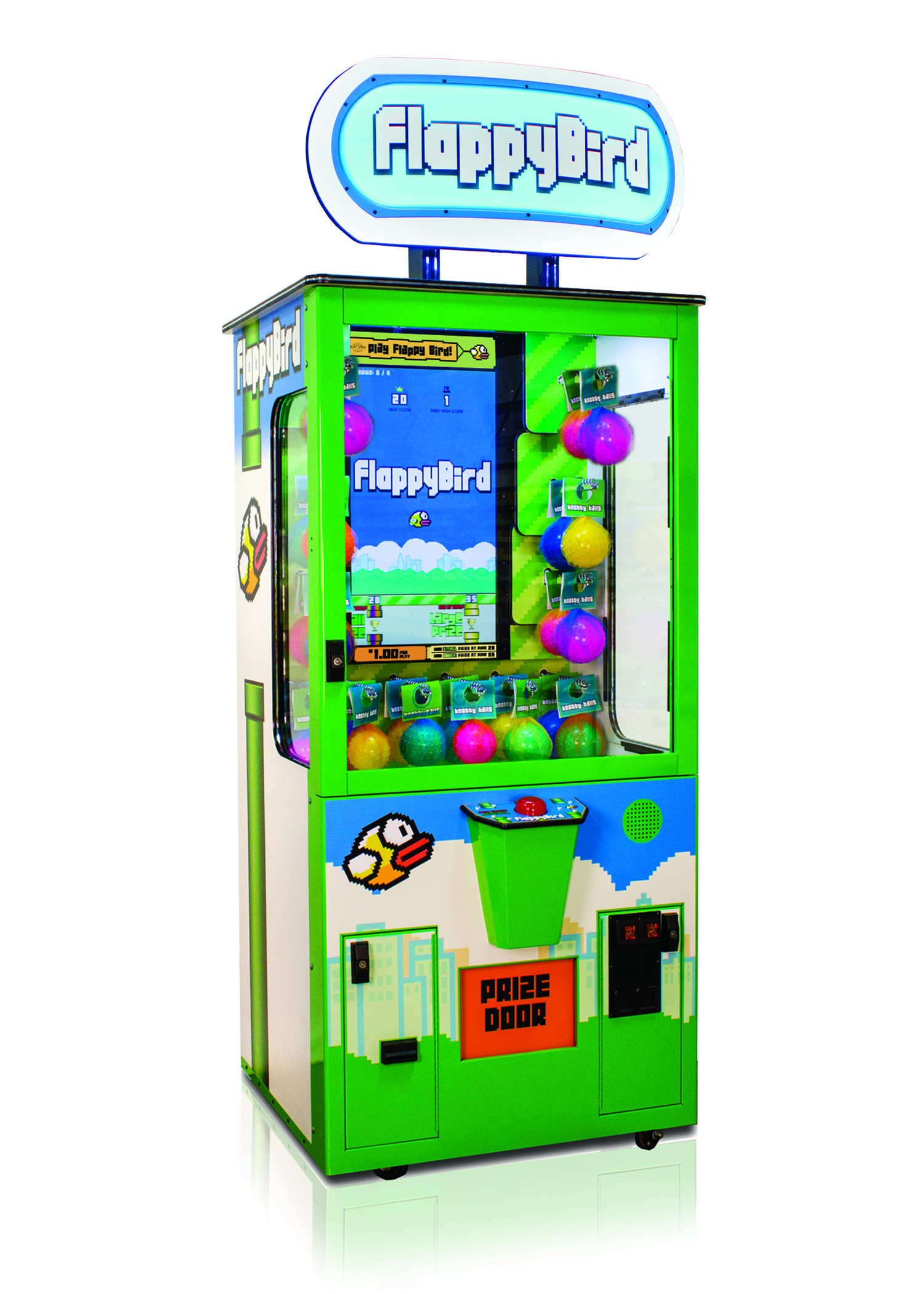 Bay Tek Games launches newest skill-based merchandiser, Flappy Bird