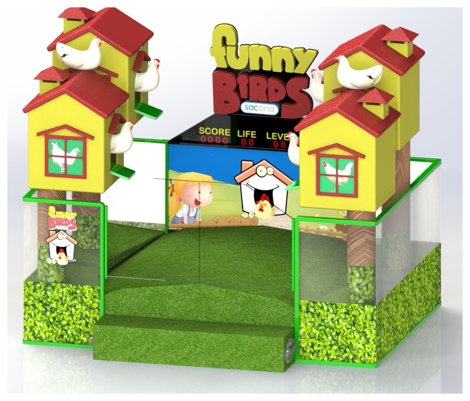 Funny Birds exhibit at IAAPI Mumbai