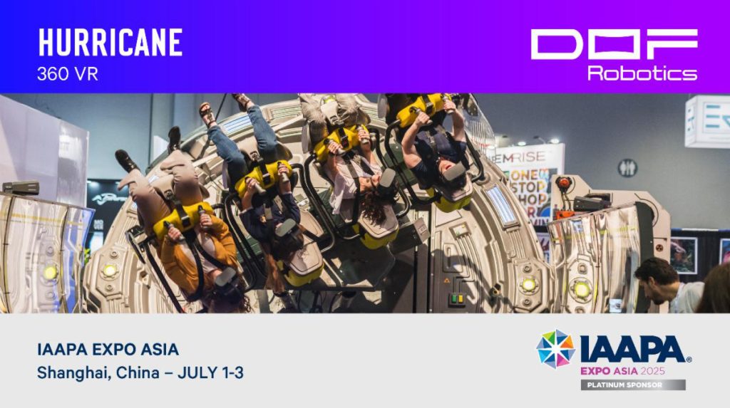 DOF Robotics to exhibit at IAAPA Expo Asia 2025