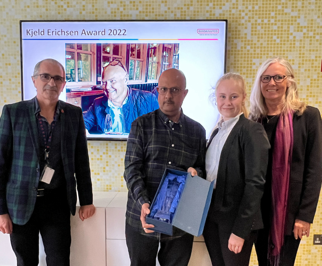 Bandai Namco presents first Kjeld Erichsen Award