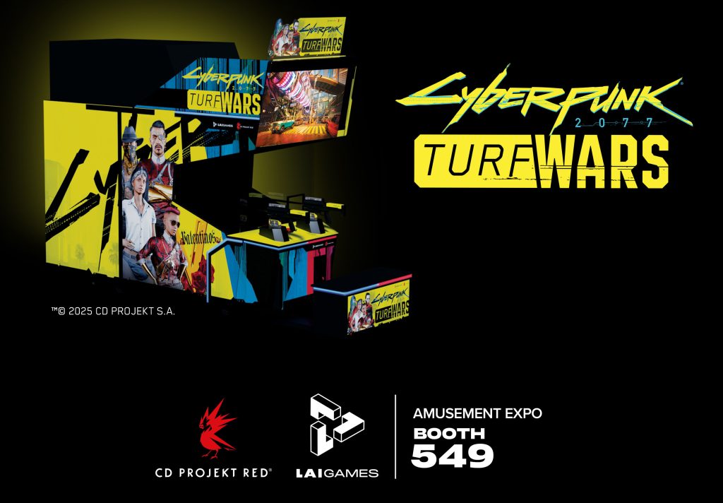 LAI Games and CD PROJEKT RED to unveil Cyberpunk 2077: Turf Wars at Amusement Expo 2025