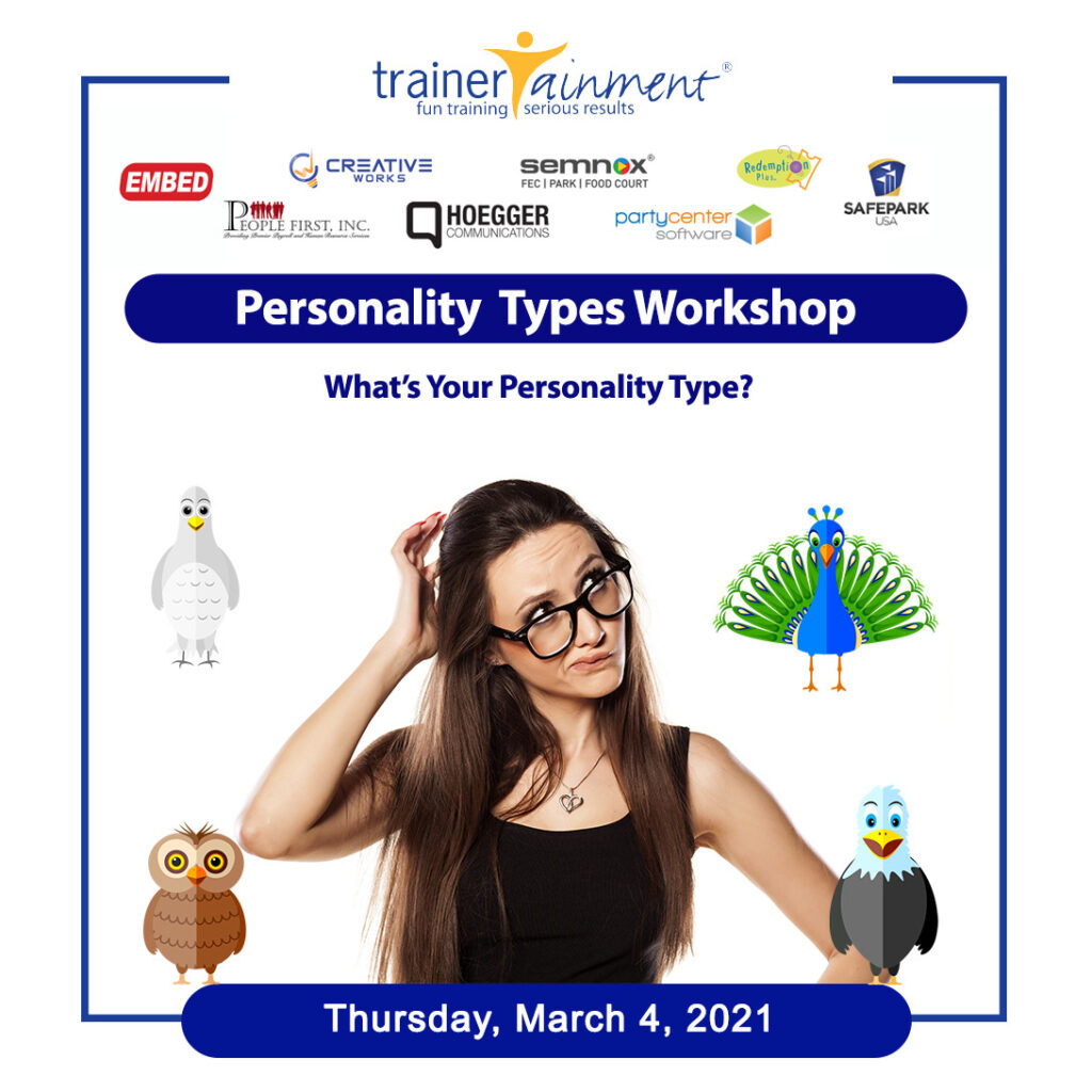 TrainerTainment to host a ‘Personality Styles’ workshop
