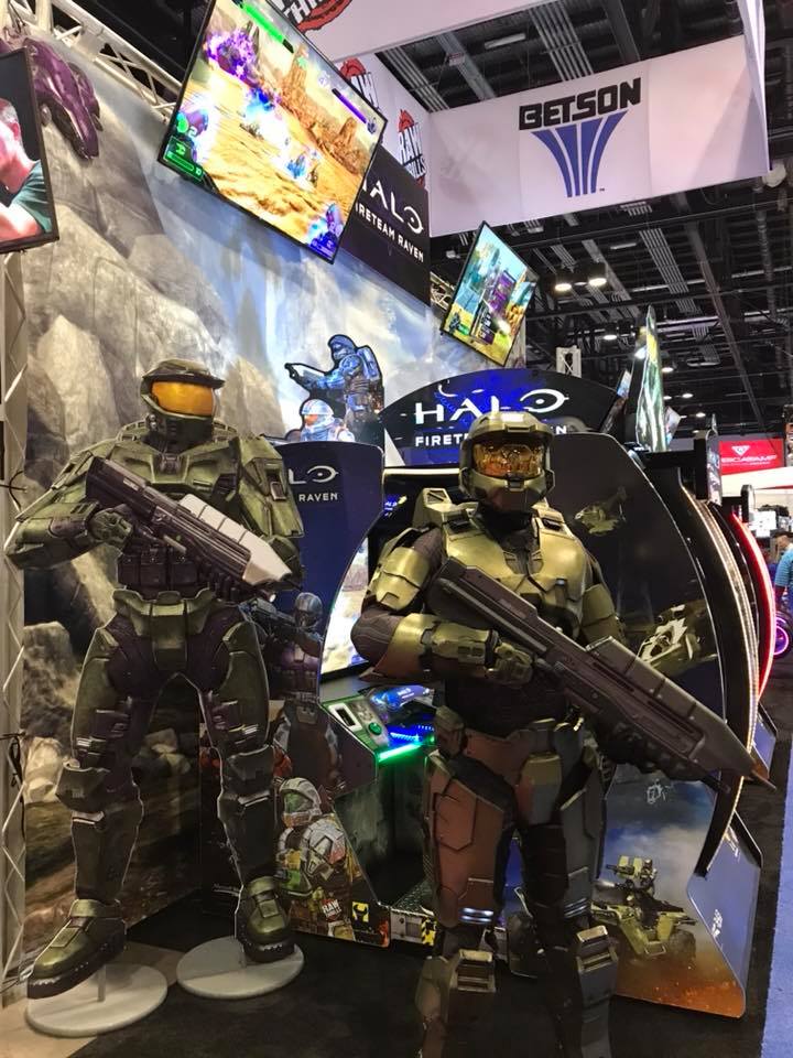 Master Chief set to make an appearance with Betson and Raw Thrills at IAAPA