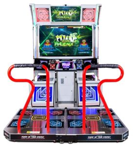 PIU LX white w Phoenix2 WEB 600x654 1 Andamiro Introduces Pump It Up PHOENIX 2, the 18th Worldwide Arcade Installment in Its Global Dance Game Series