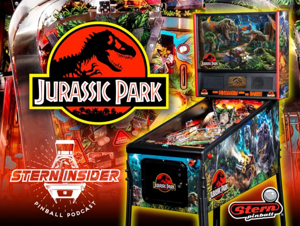 Stern Pinball announces new Jurassic Park pinball machine