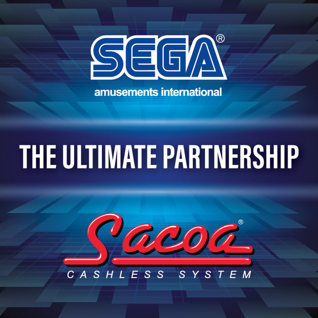 Sacoa Cashless & SEGA Amusement International join forces