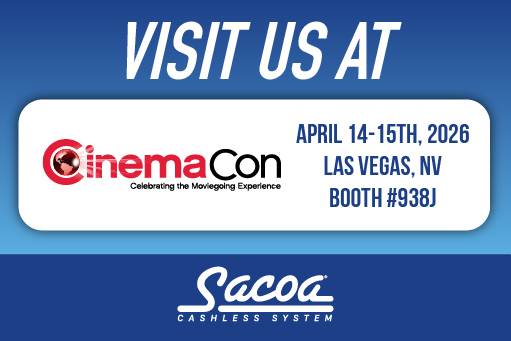 Sacoa Cashless System redefines the in-lobby experience at CinemaCon 2026