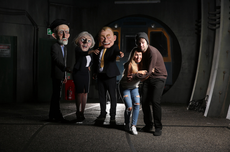 THEME PARKS: Thorpe Park terrifying young voters into action