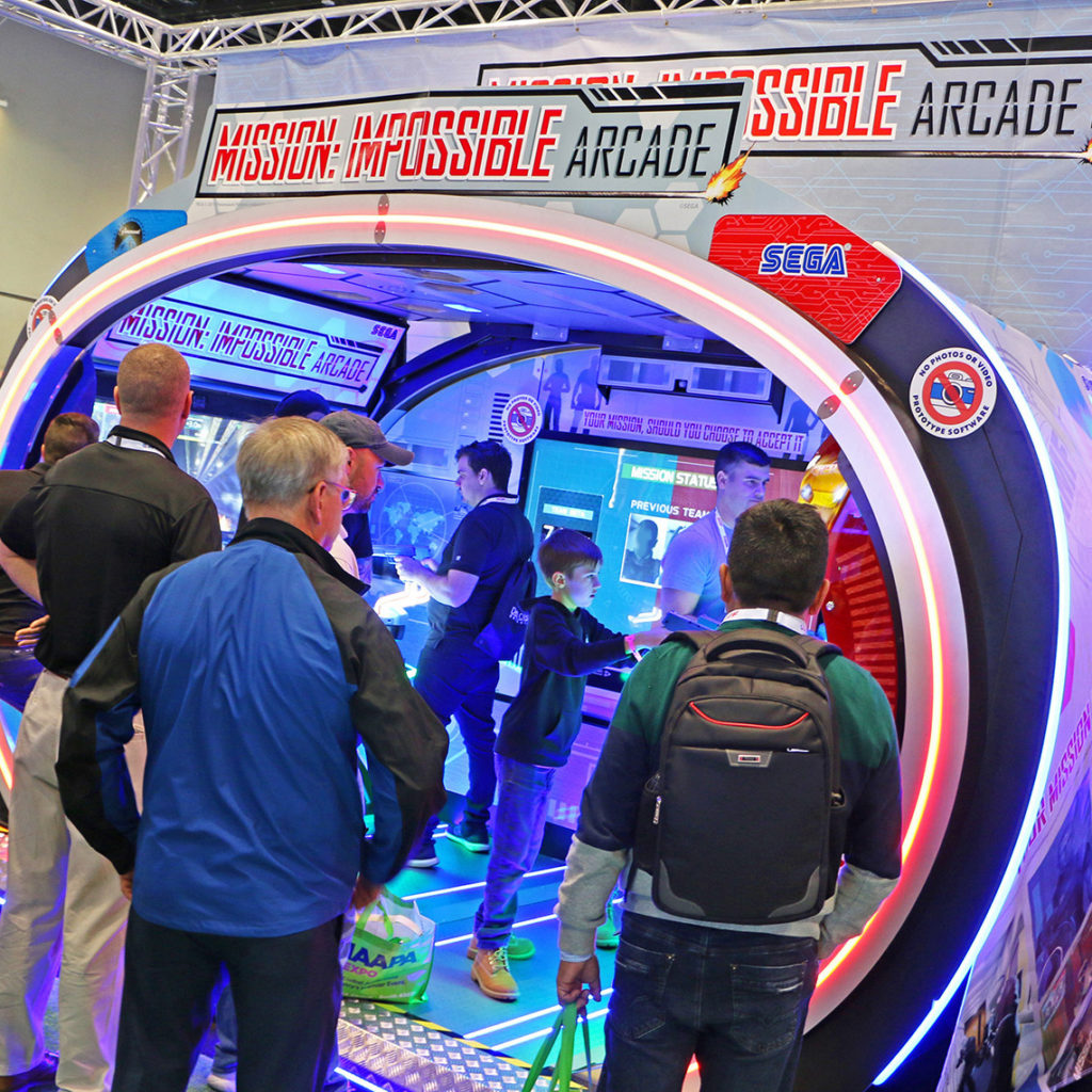 Sega celebrates IAAPA success
