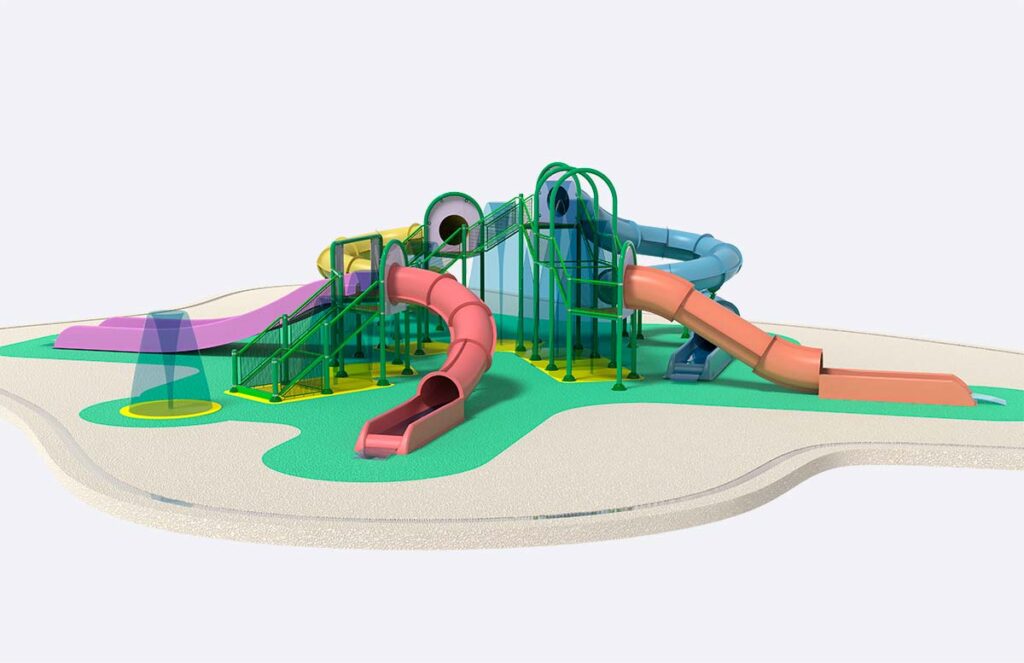 Amusement Logic launches aqua play product Slide Link