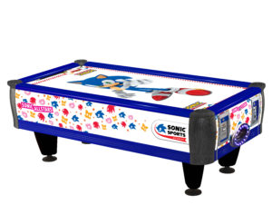 Sonic Baby Air Hockey Cabinet Sega adds Sonic-branded air hockey