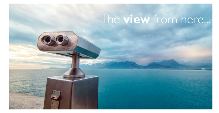 The view from here…