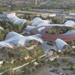 Therme Manchester wellness resort takes shape in new drone footage of the £500m development