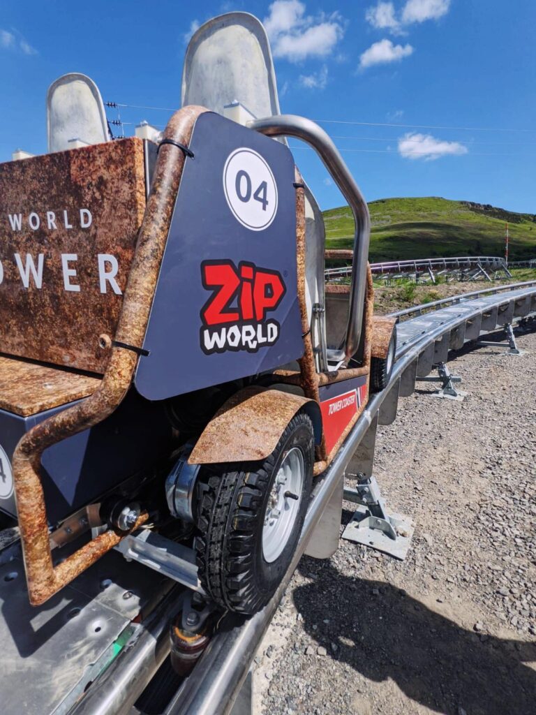 European-first rollercoaster launches at Zip World Tower, Wales