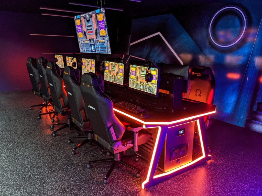 Turnkey Esports attraction installed by Creative Works at Rainbow’s End