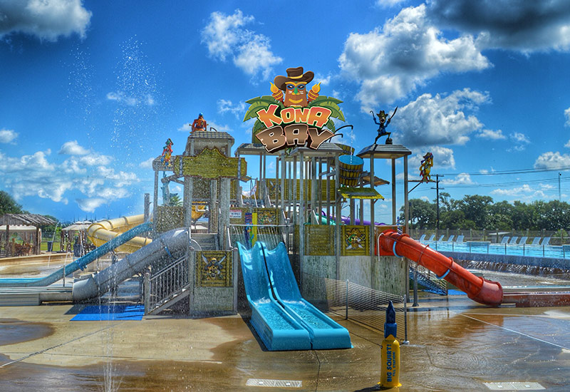 Kona Bay play area debuts at Hawaiian Falls in Texas