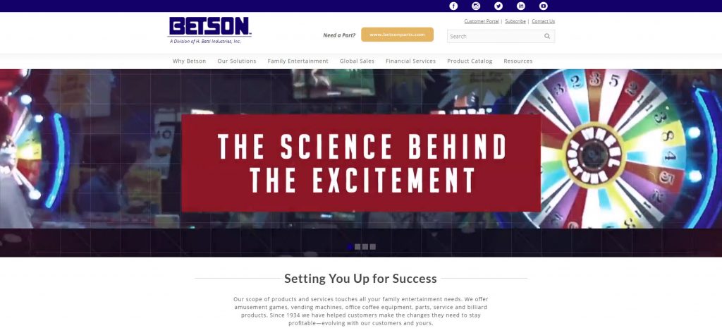 Betson revamps online offering