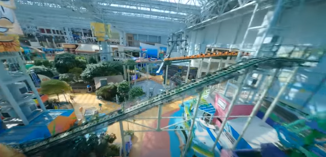 New drone film project of Nickelodeon Universe, Mall of America