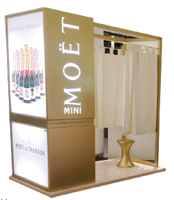 Great for a retail setting – Photobooths