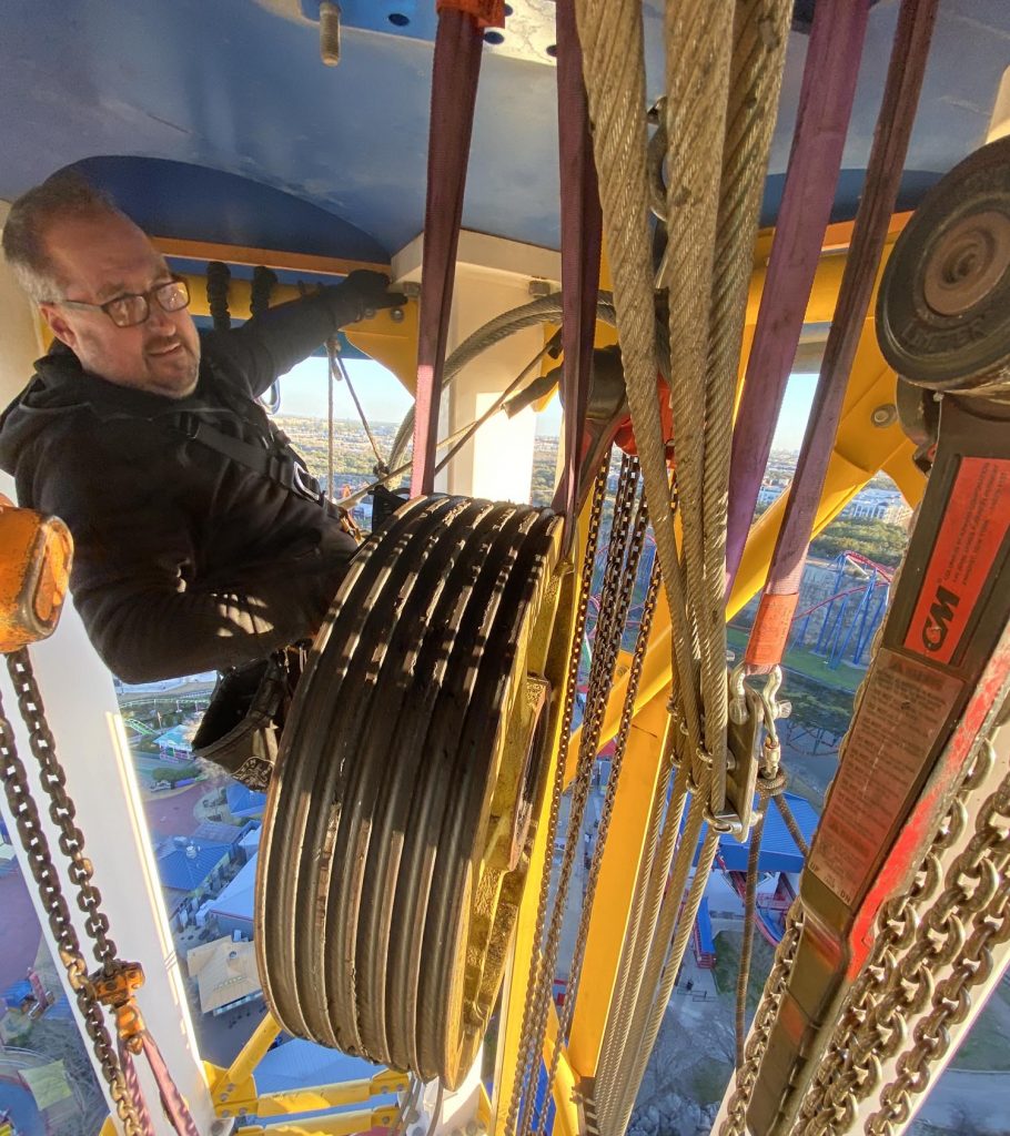 Ride Entertainment shares Skycoaster and park maintenance update