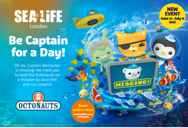 Immersive Octonauts events to come to Sea Life centres