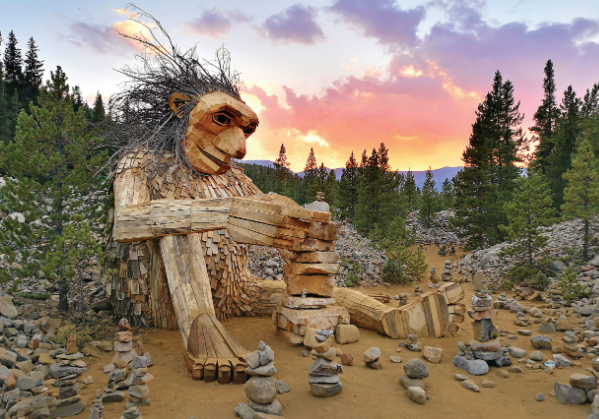New outdoor troll travelling exhibition 