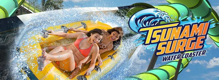 World’s tallest water coaster Tsunami Surge debuts at Hurricane Harbor Chicago