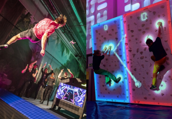 ValoLeague’s eSports League for mixed-reality trampoline & climbing wall